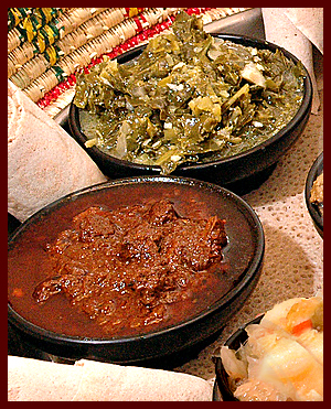 Ethiopian Selections in Bowls